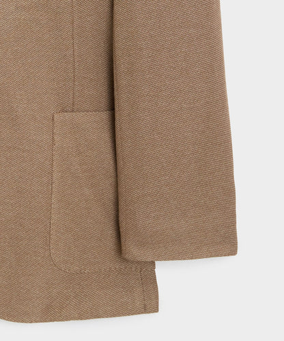 Italian Knit Pique Wythe Jacket - Khaki