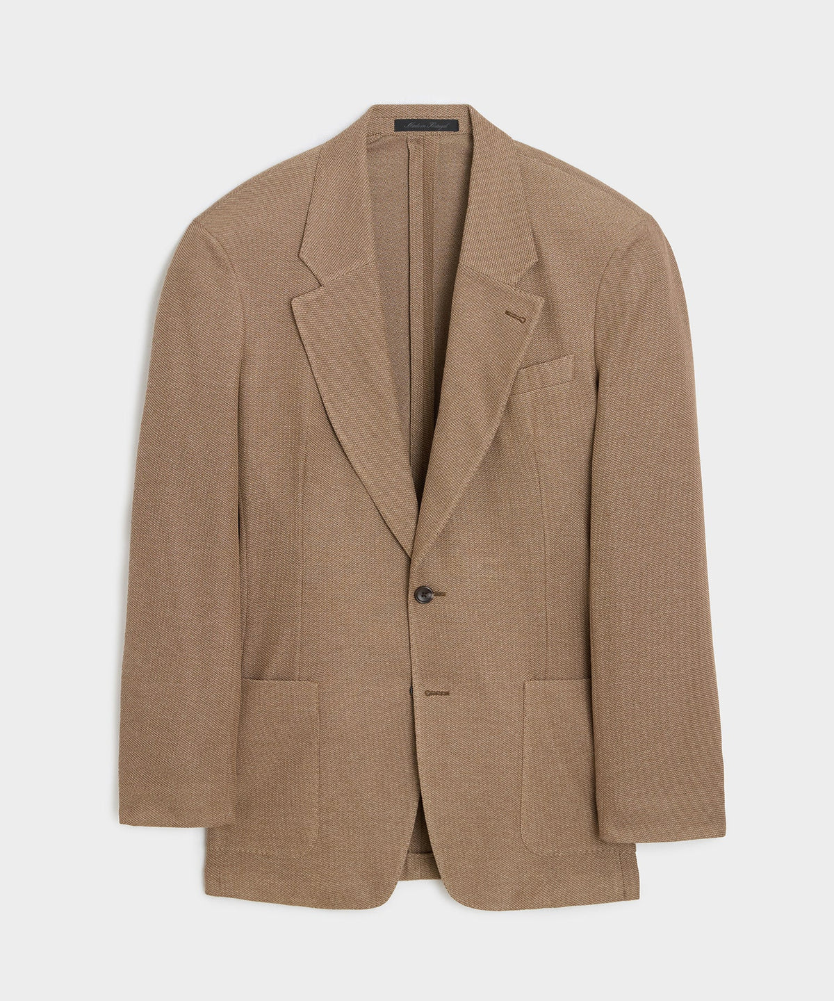 Italian Knit Pique Wythe Jacket - Khaki