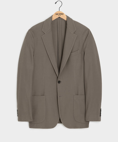 Italian Knit Sport Coat - Whale Grey