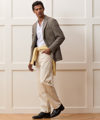Italian Knit Sport Coat - Whale Grey