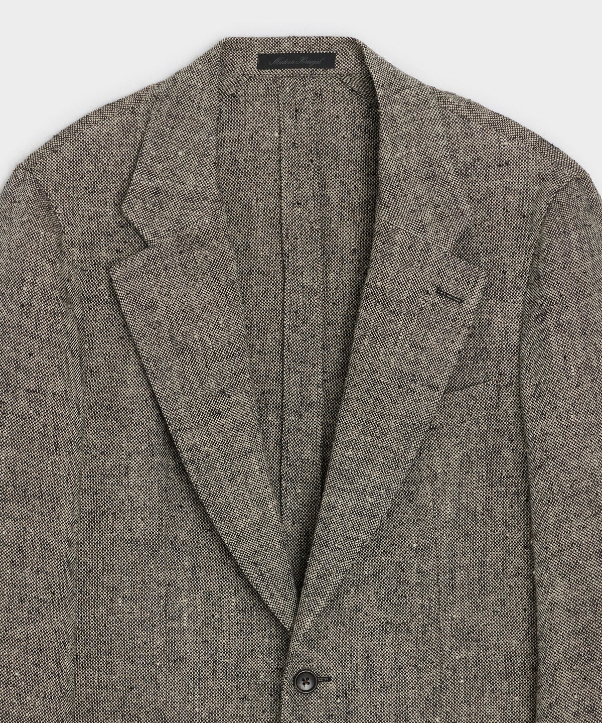 Italian Silk-Linen Donegal Sport Coat - Grey