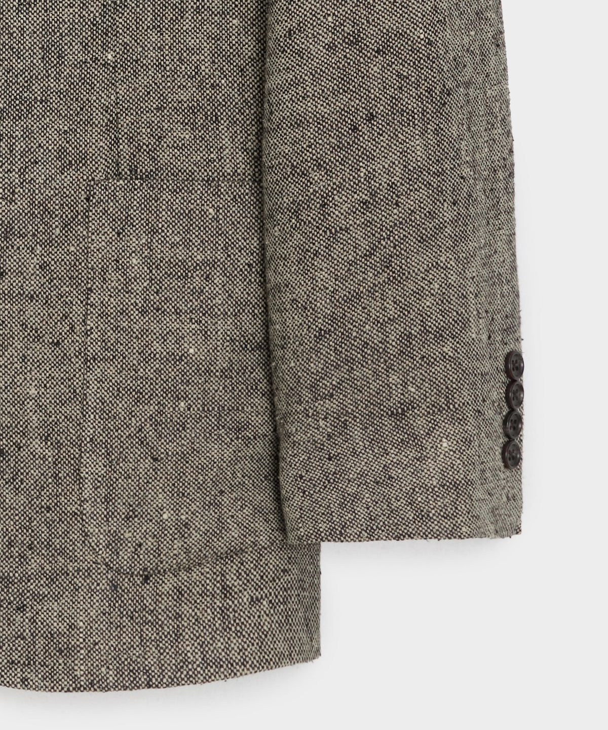 Italian Silk-Linen Donegal Sport Coat - Grey