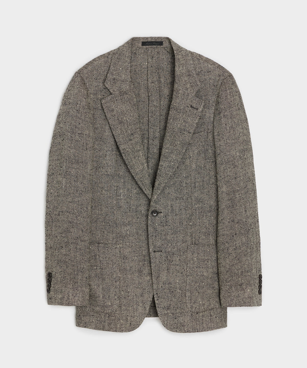 Italian Silk-Linen Donegal Sport Coat - Grey
