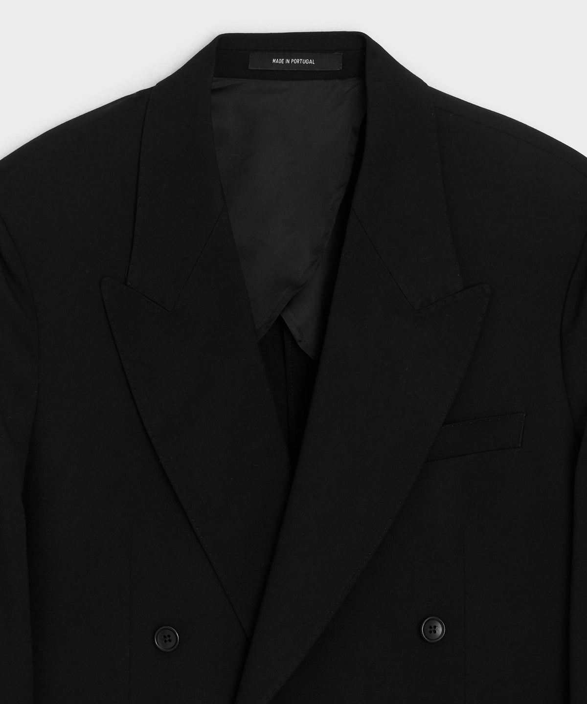 Italian Gabardine Wythe Jacket - Black