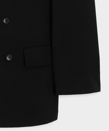 Italian Gabardine Wythe Jacket - Black