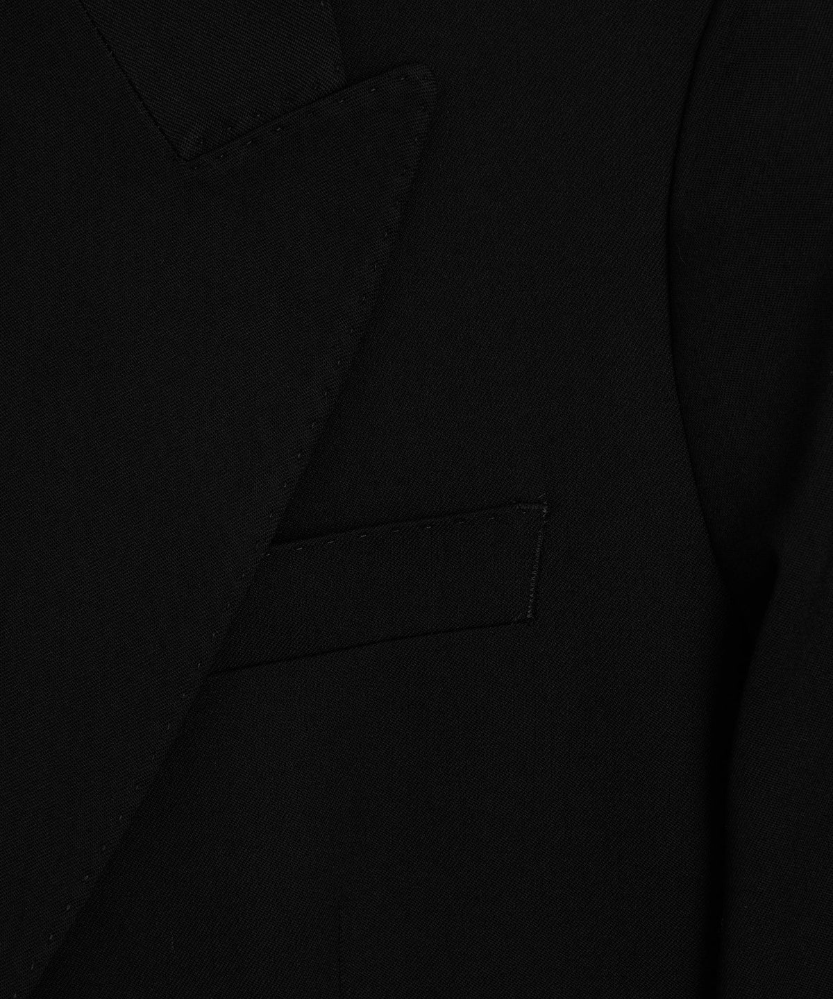 Italian Gabardine Wythe Jacket - Black
