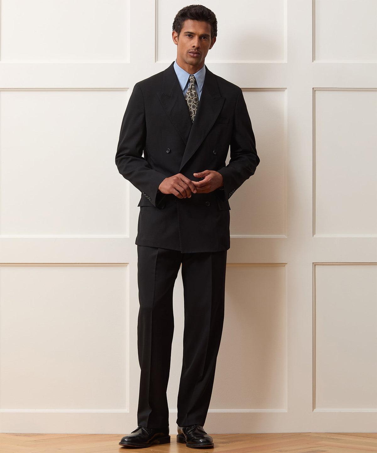 Italian Gabardine Wythe Jacket - Black