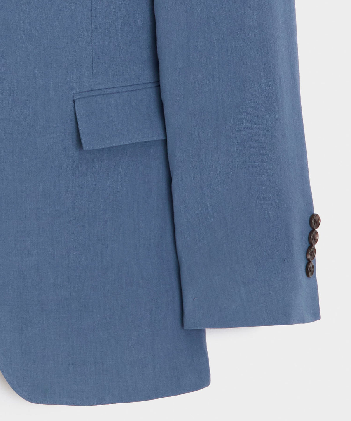 Italian Sueded Linen Sutton Jacket - Harbor Blue