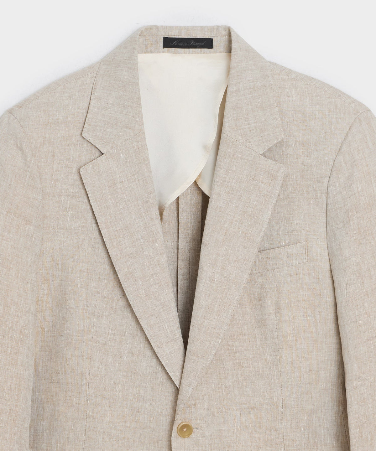 Italian Linen Sutton Jacket - Oatmeal