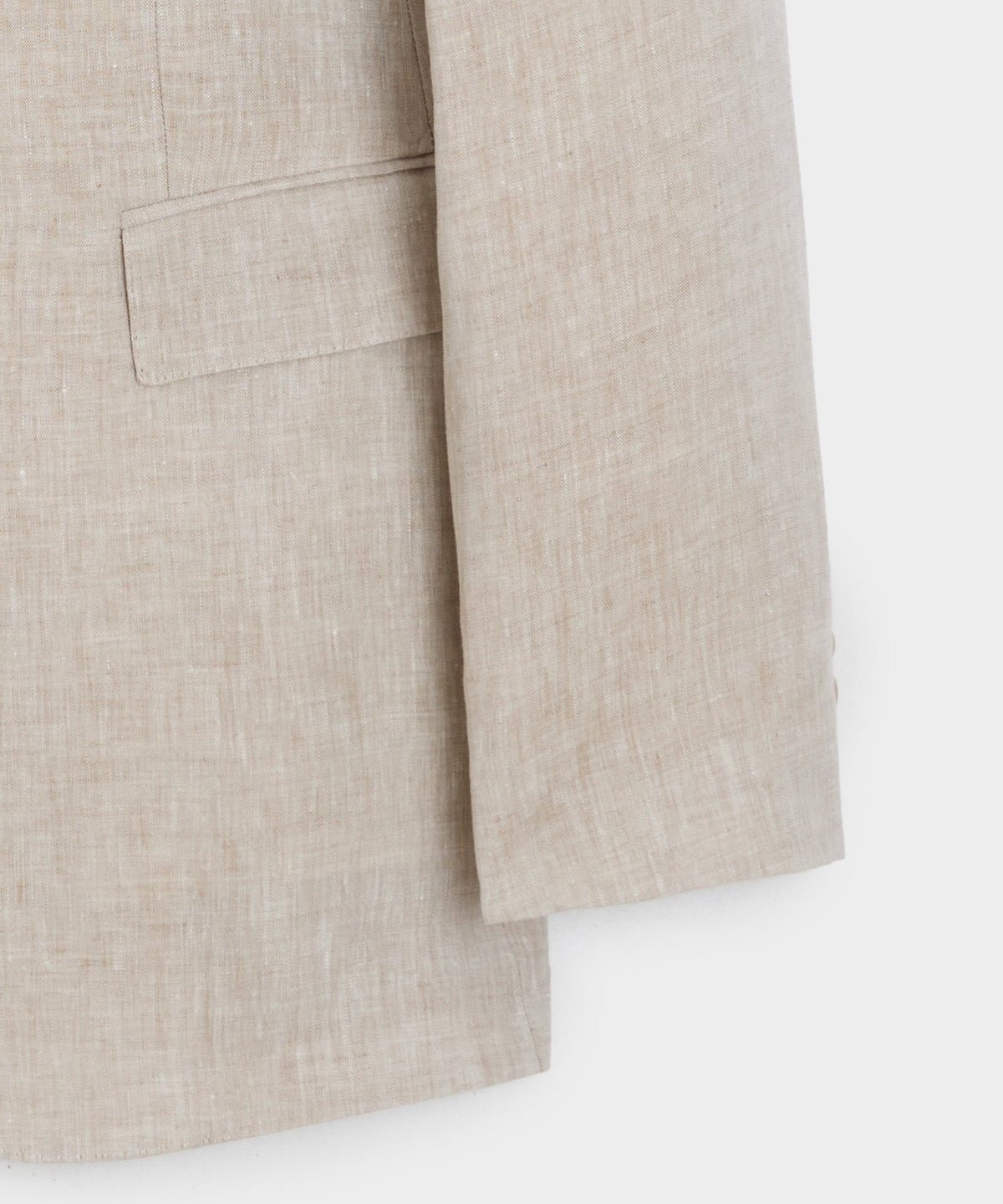 Italian Linen Sutton Jacket - Oatmeal