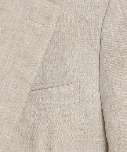 Italian Linen Sutton Jacket - Oatmeal