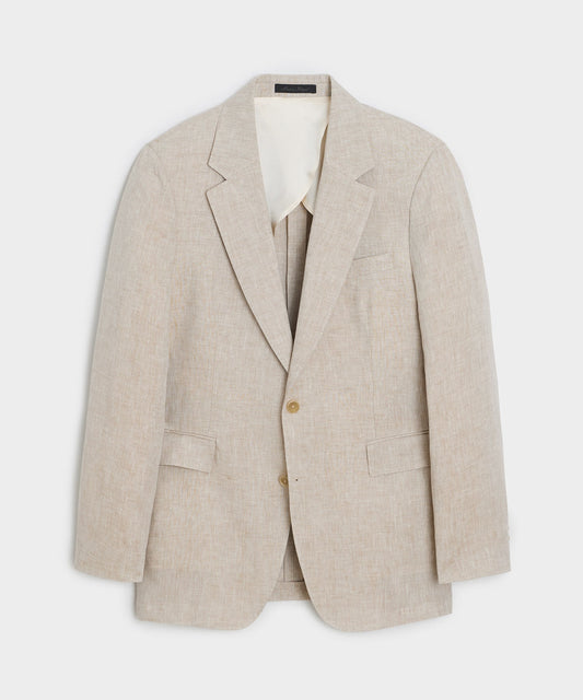 Italian Linen Sutton Jacket - Oatmeal