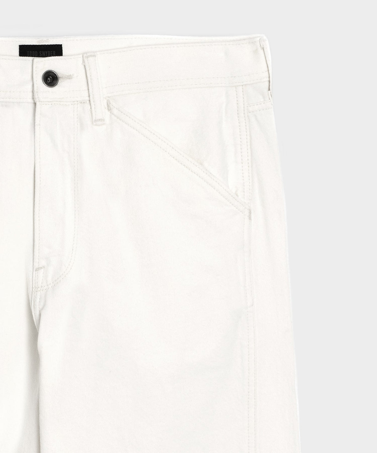 Relaxed Barrel Jean - White