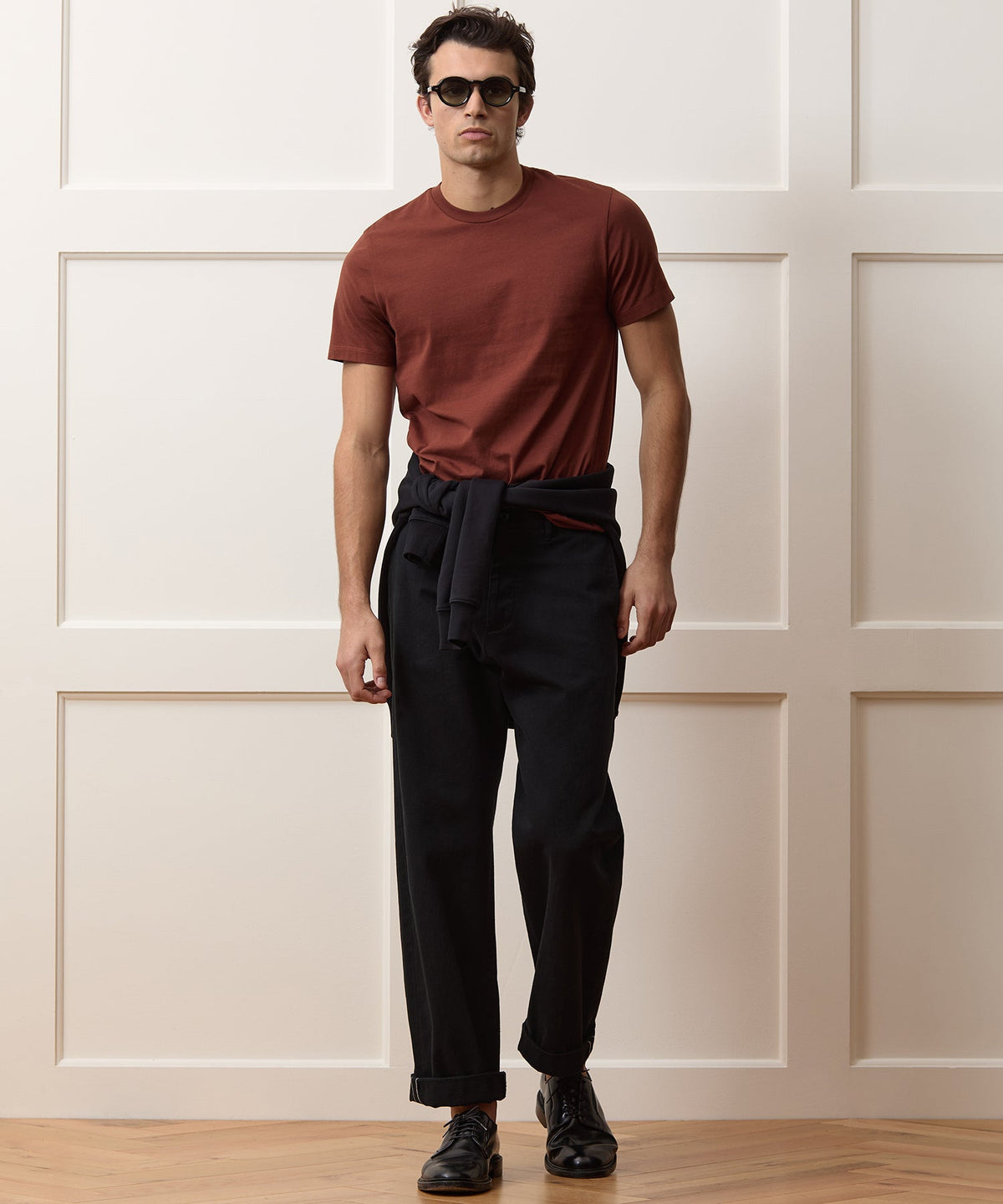 Premium Jersey Tee - Chocolate Cherry
