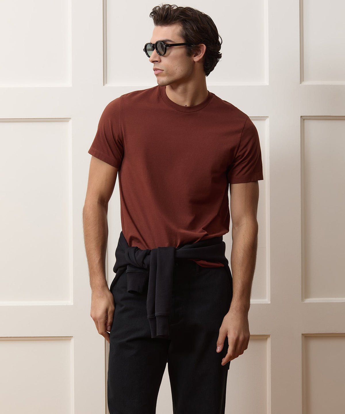 Premium Jersey Tee - Chocolate Cherry