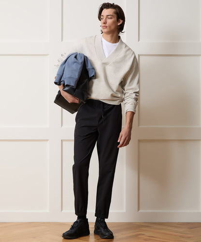 Soho V-Neck Sweatshirt - Heather Beige