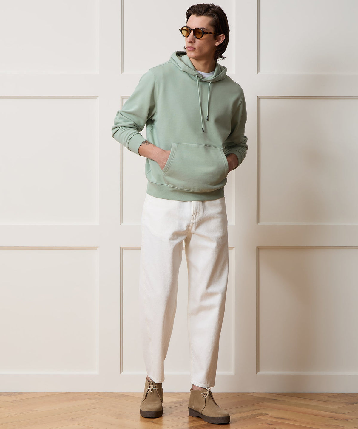 Foundation Hoodie - Faded Jade