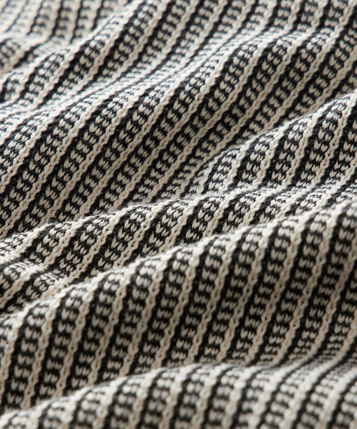 Ribbed Cotton Cardigan - Black