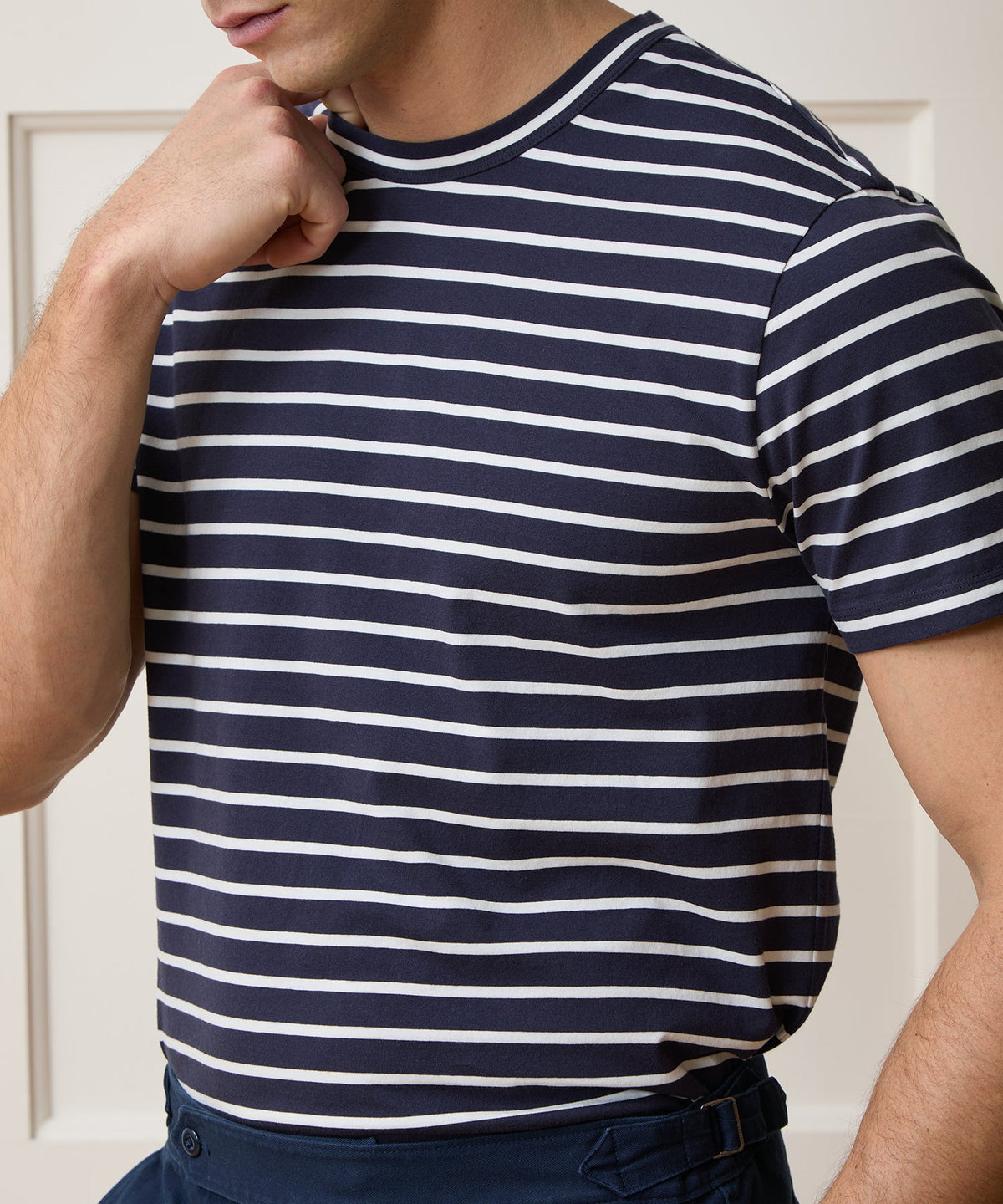 Premium Jersey Tee - Navy