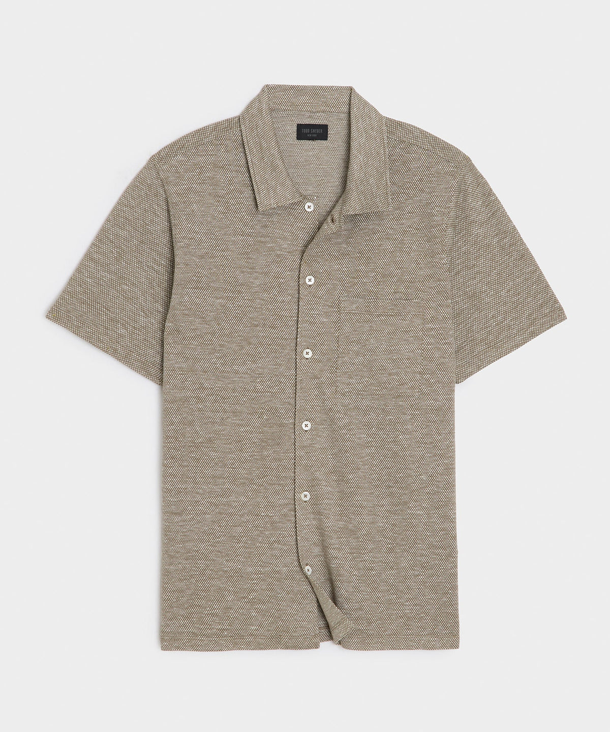 Cotton Jacquard Shirt - Faded Jade