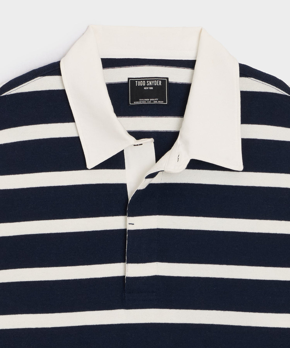 Striped Rugby Shirt - Navy
