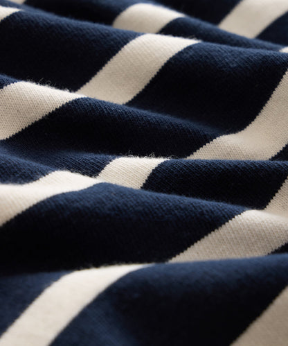Striped Rugby Shirt - Navy