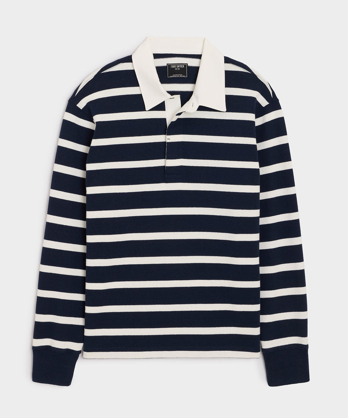 Striped Rugby Shirt - Navy