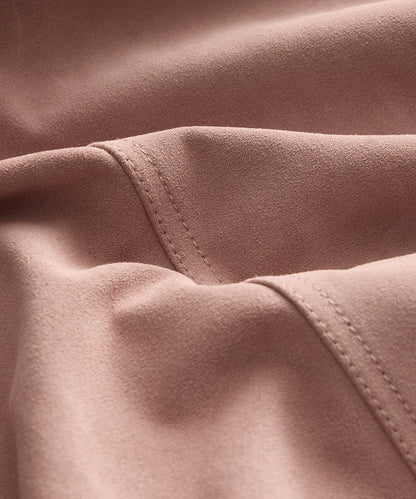 Italian Suede Dylan Jacket - Blush