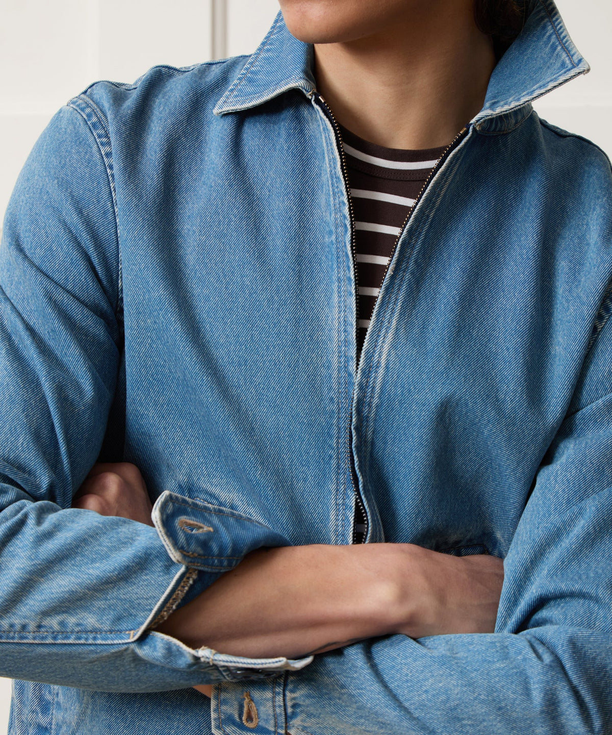 Denim Farmers Jacket - Washed Indigo