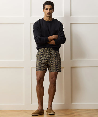 5" Montauk Swim Trunk - Black