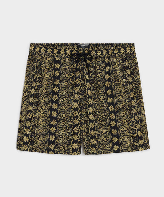 5" Montauk Swim Trunk - Black