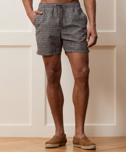 5" Montauk Swim Trunk - Brown