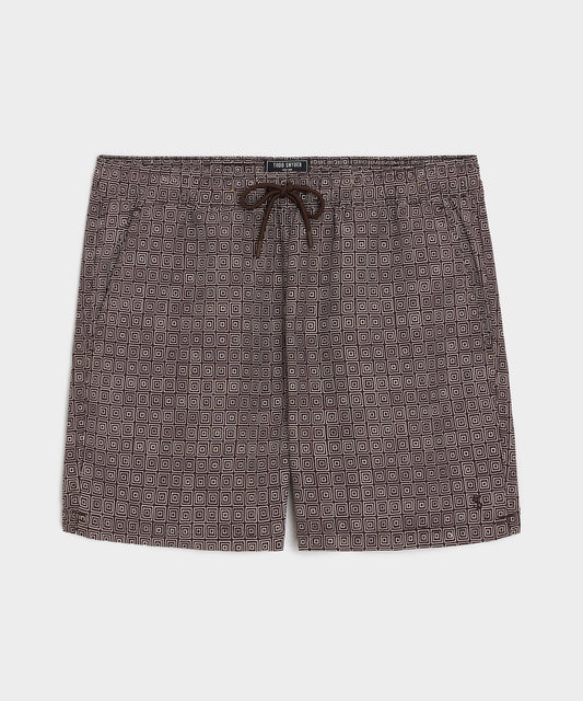 5" Montauk Swim Trunk - Brown