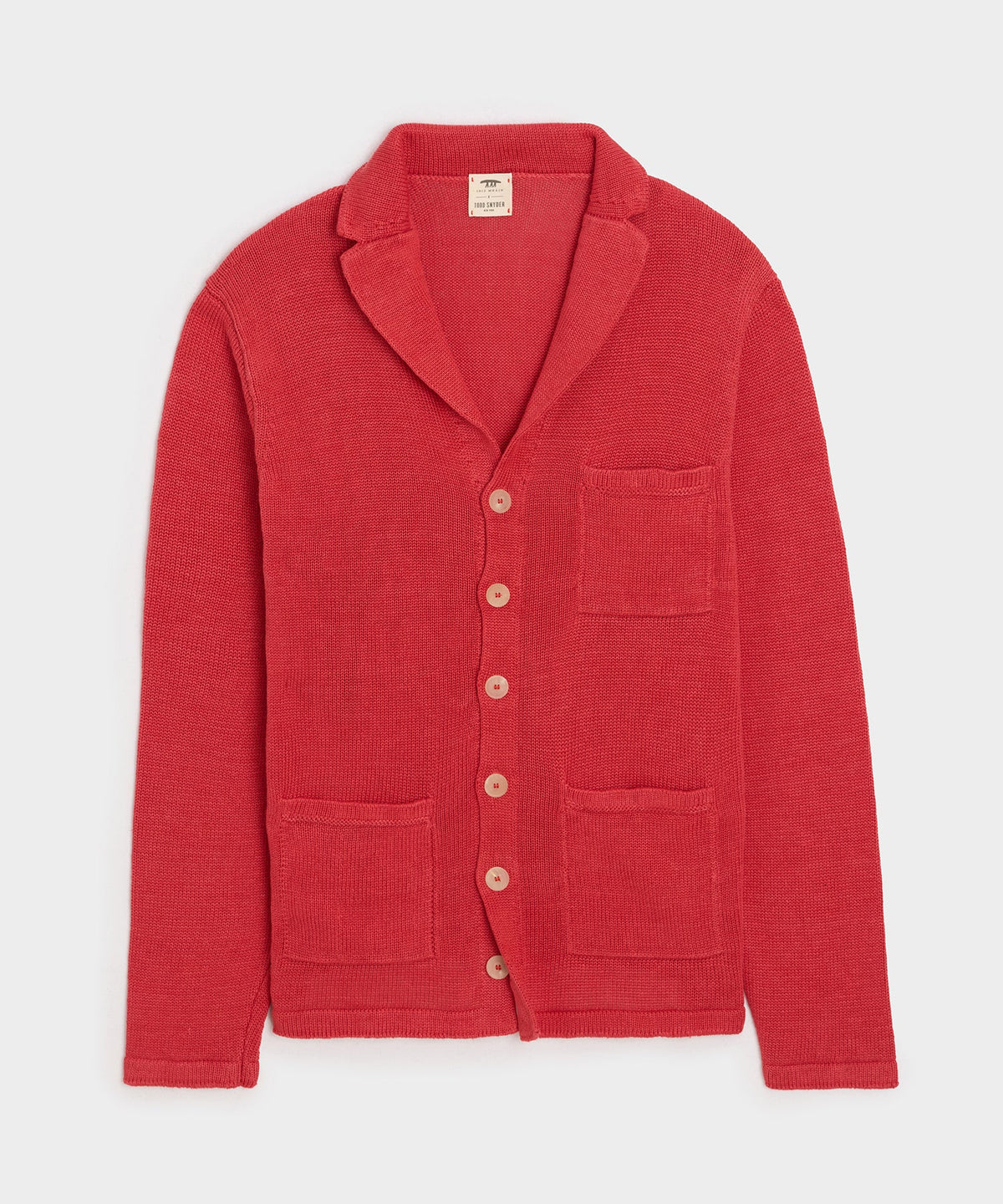 Inis Meáin Washed Linen Pub Jacket - Raspberry