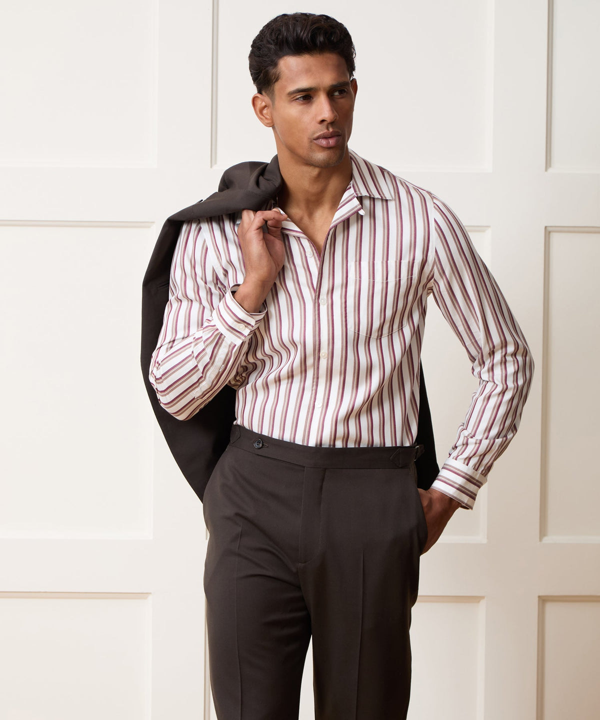Striped Hollywood Shirt - White