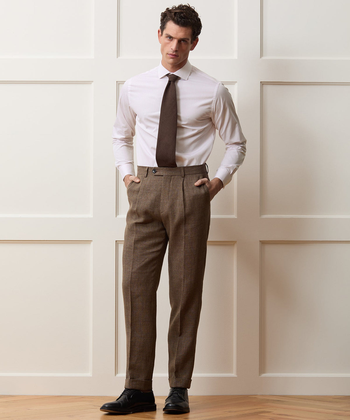 End-On-End Poplin Dress Shirt - Pink