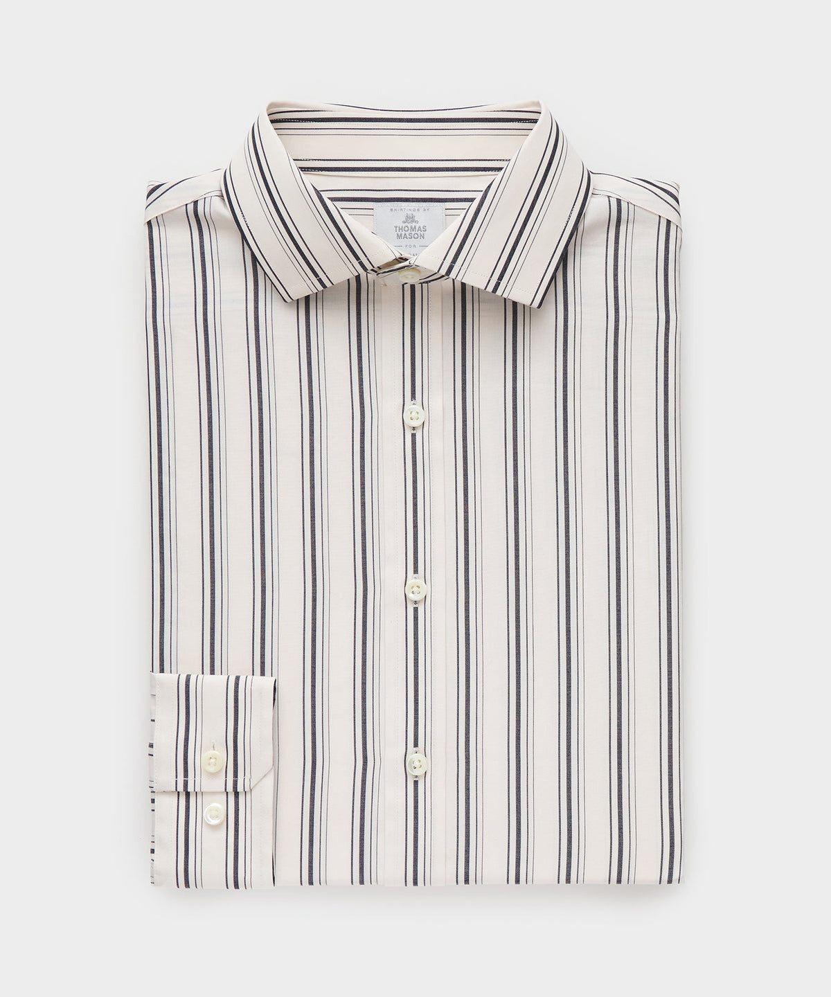 End-On-End Poplin Dress Shirt - Beige