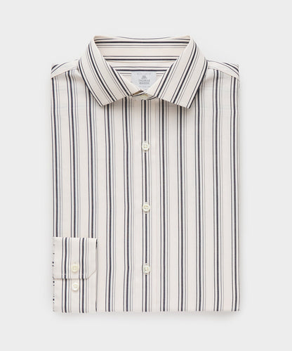 End-On-End Poplin Dress Shirt - Beige