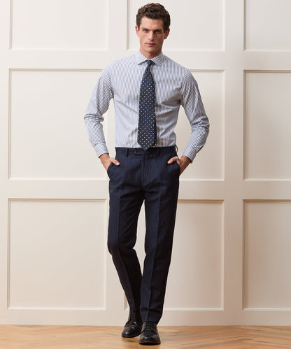 End-On-End Poplin Dress Shirt - Blue