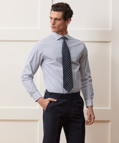 End-On-End Poplin Dress Shirt - Blue
