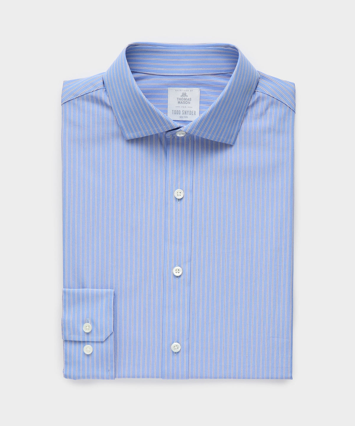 End-On-End Poplin Dress Shirt - Blue