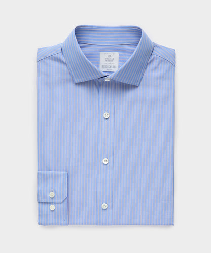 End-On-End Poplin Dress Shirt - Blue