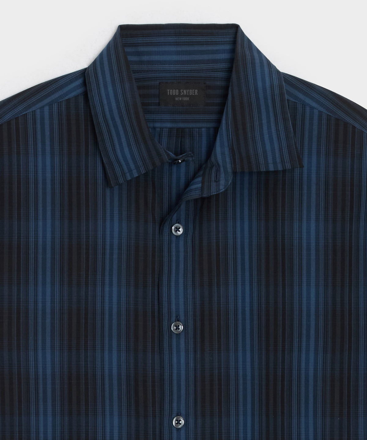 Poplin Sport Shirt - Navy