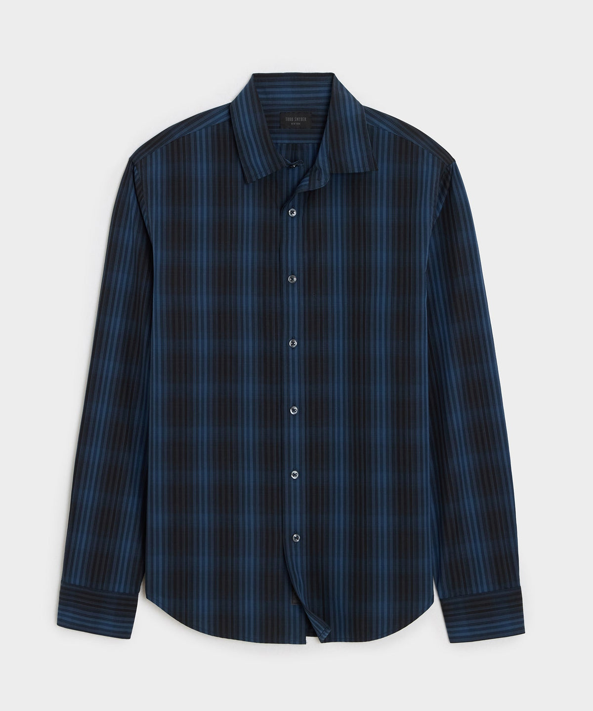 Poplin Sport Shirt - Navy