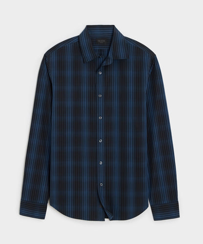 Poplin Sport Shirt - Navy
