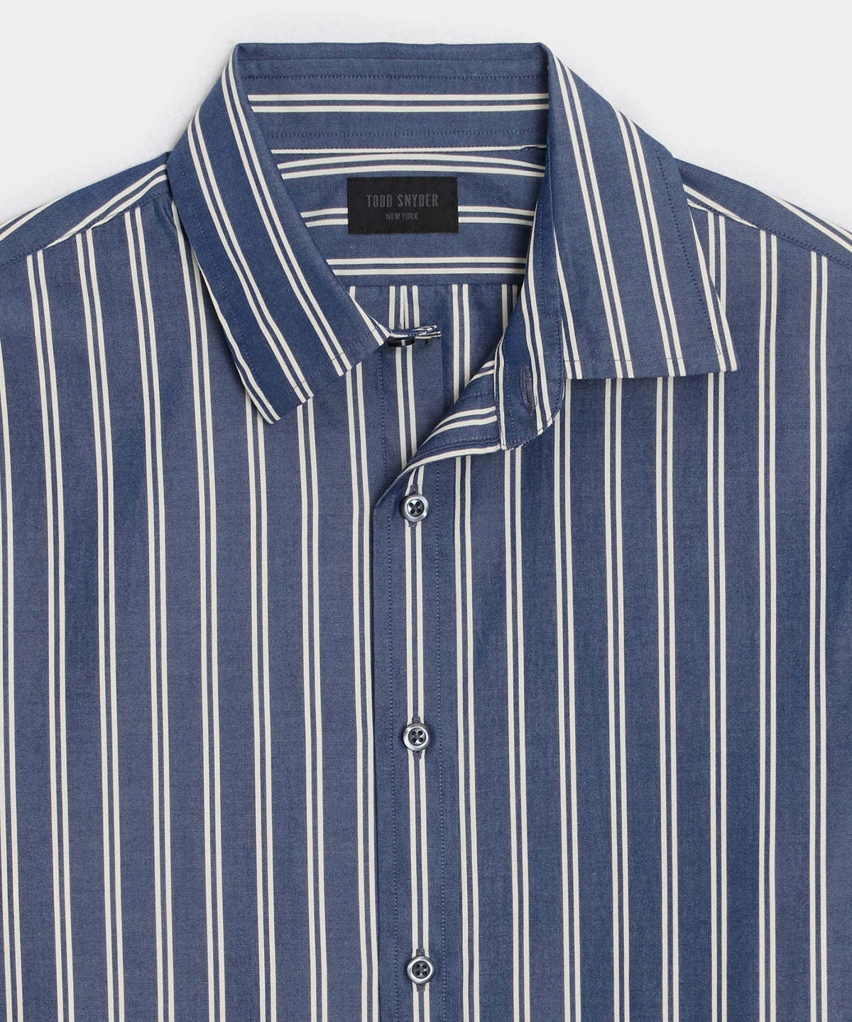 Poplin Sport Shirt - Navy