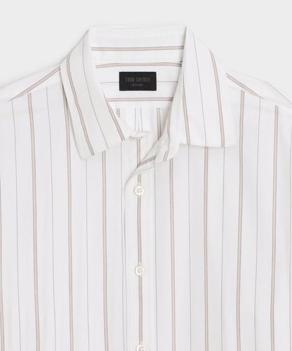 Poplin Sport Shirt - Ivory