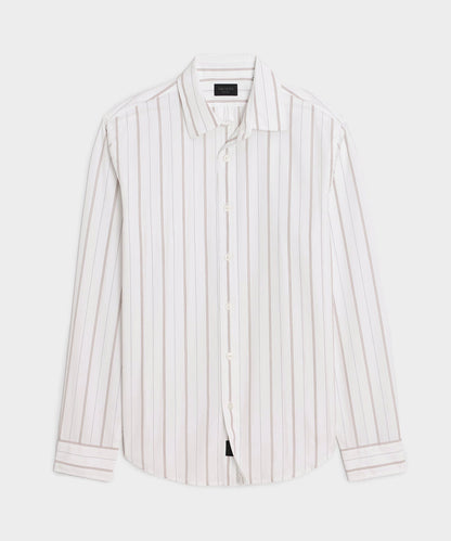 Poplin Sport Shirt - Ivory