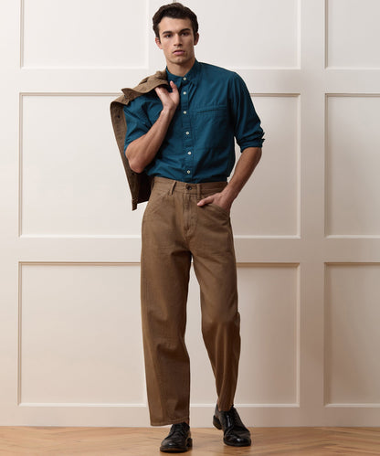 Poplin Utility Shirt - Dark Teal