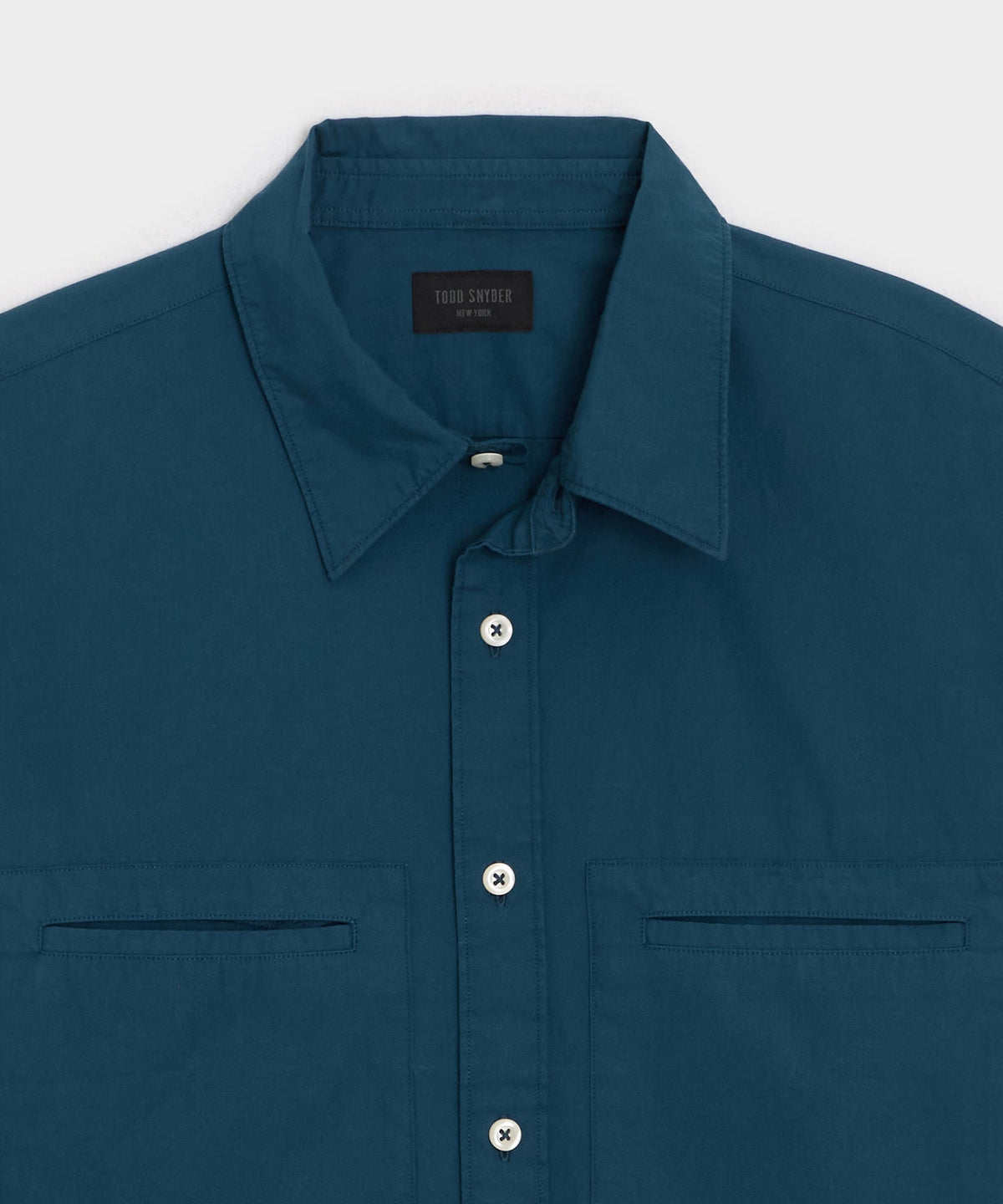 Poplin Utility Shirt - Dark Teal